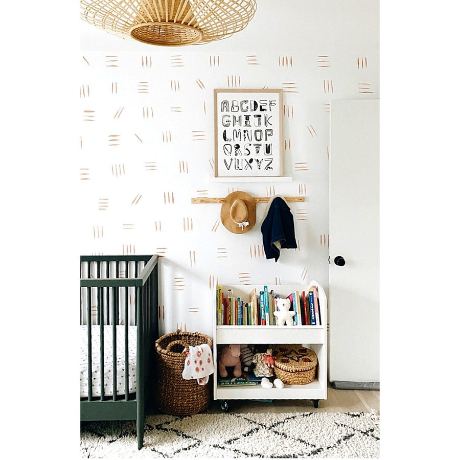 B & W Letter Alphabet Print Lifestyle Photo - Cash Color