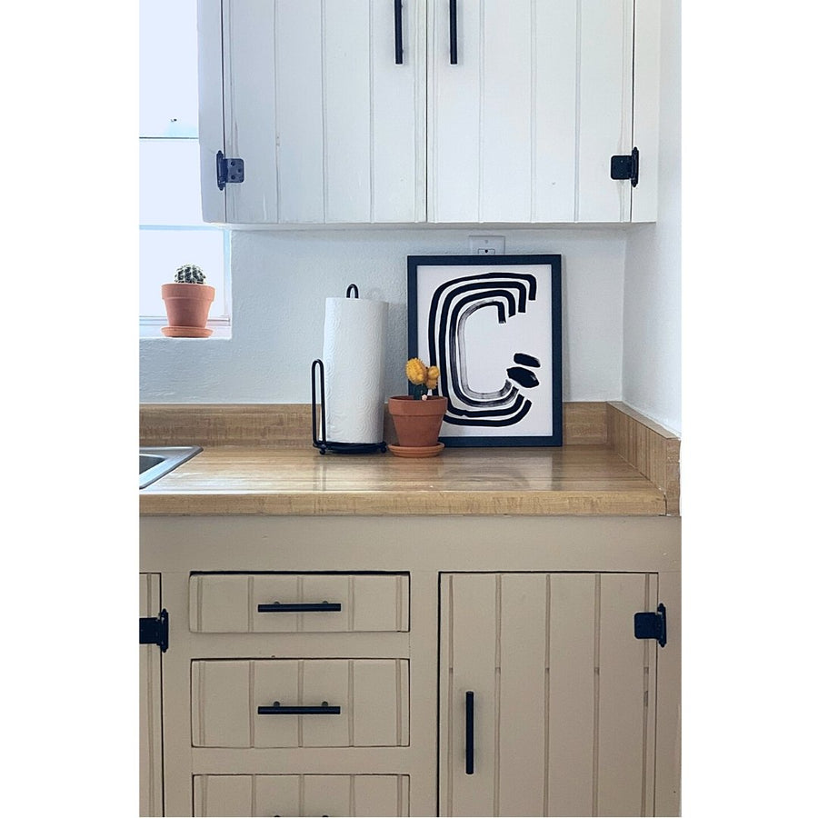 Cash Color Lifestyle Photo - B & W Letter C Print