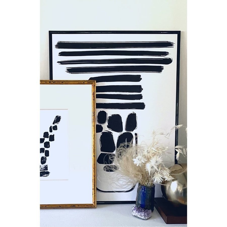 Black and White Letter T Print - Cash Color Lifestyle Photo