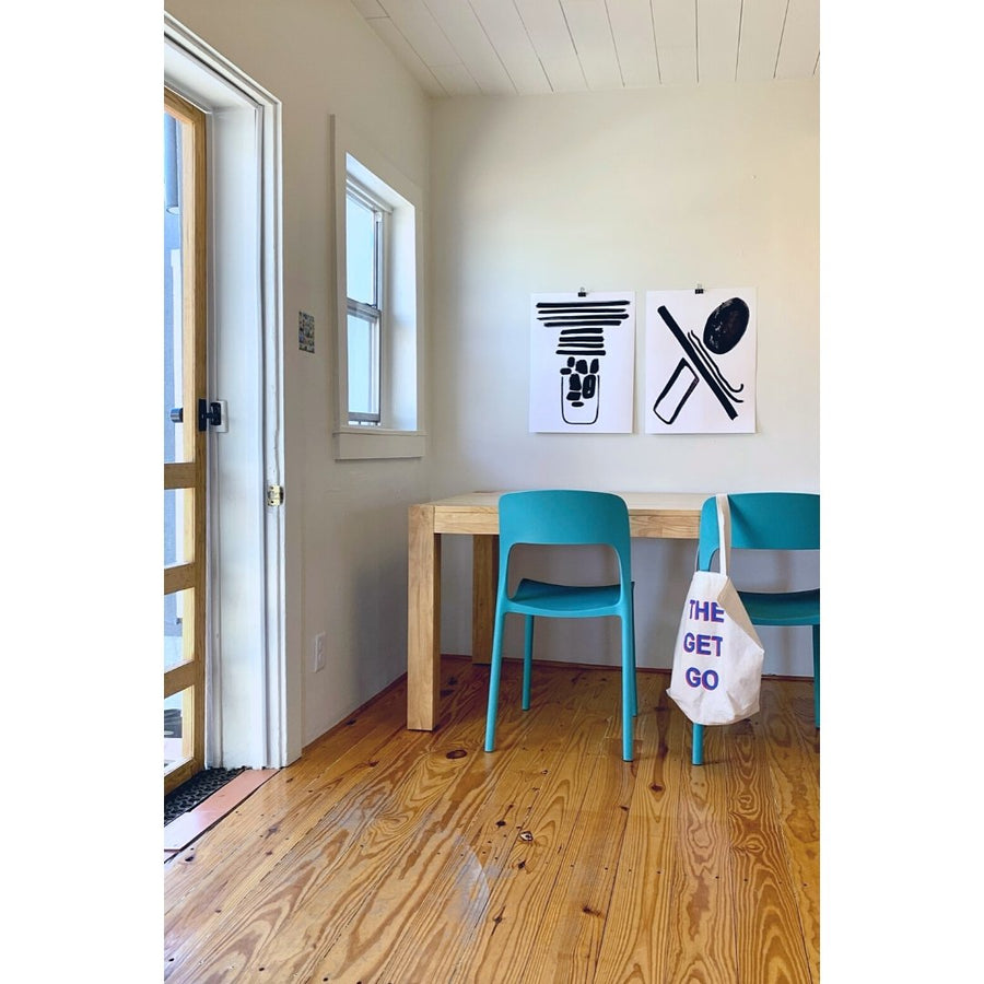 B & W Letter X Print Lifestyle - Cash Color