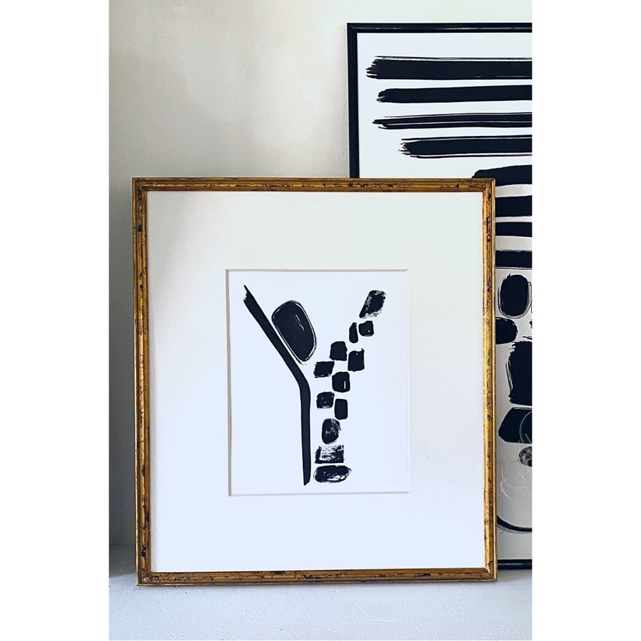 Black and White Letter Y Print - Cash Color Lifestyle Photo