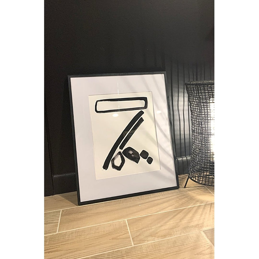 B & W Letter Z Print - Cash Color Lifestyle Photo