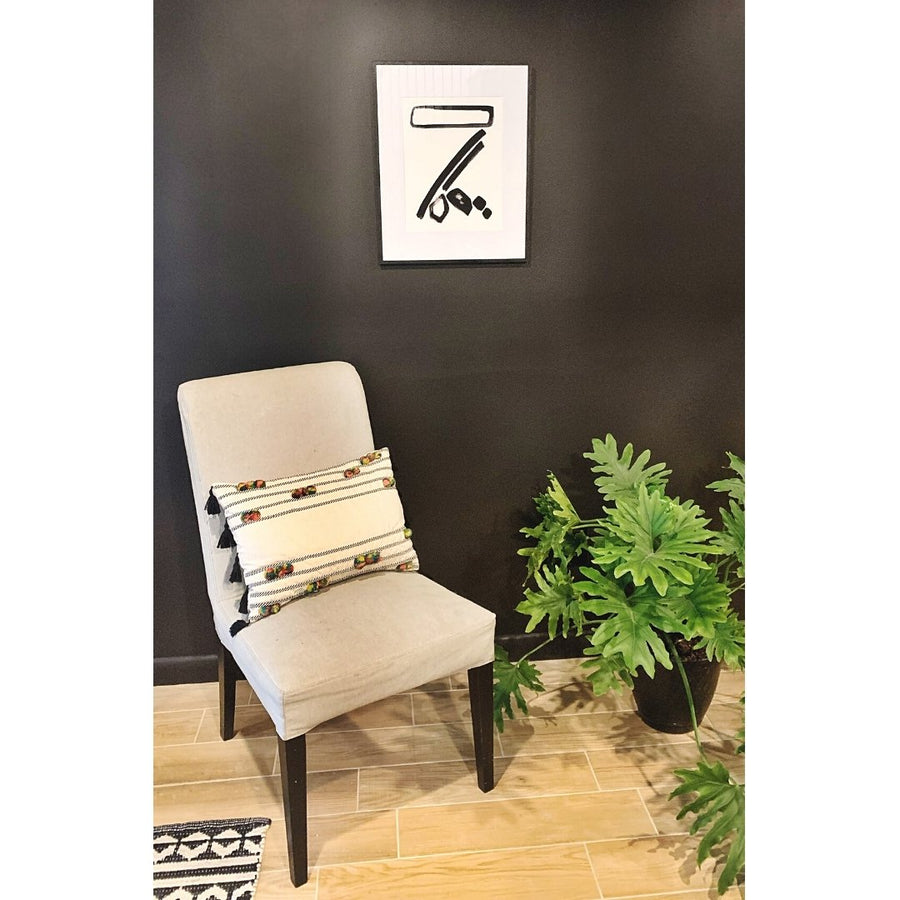 Cash Color Black and White Letter Z Print Lifestyle