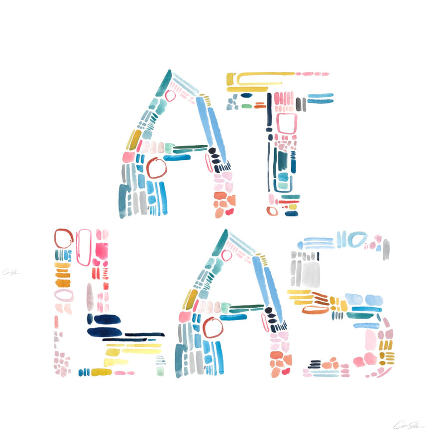 Custom Color Letter Art