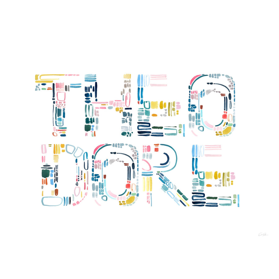 Custom Color Letter Art