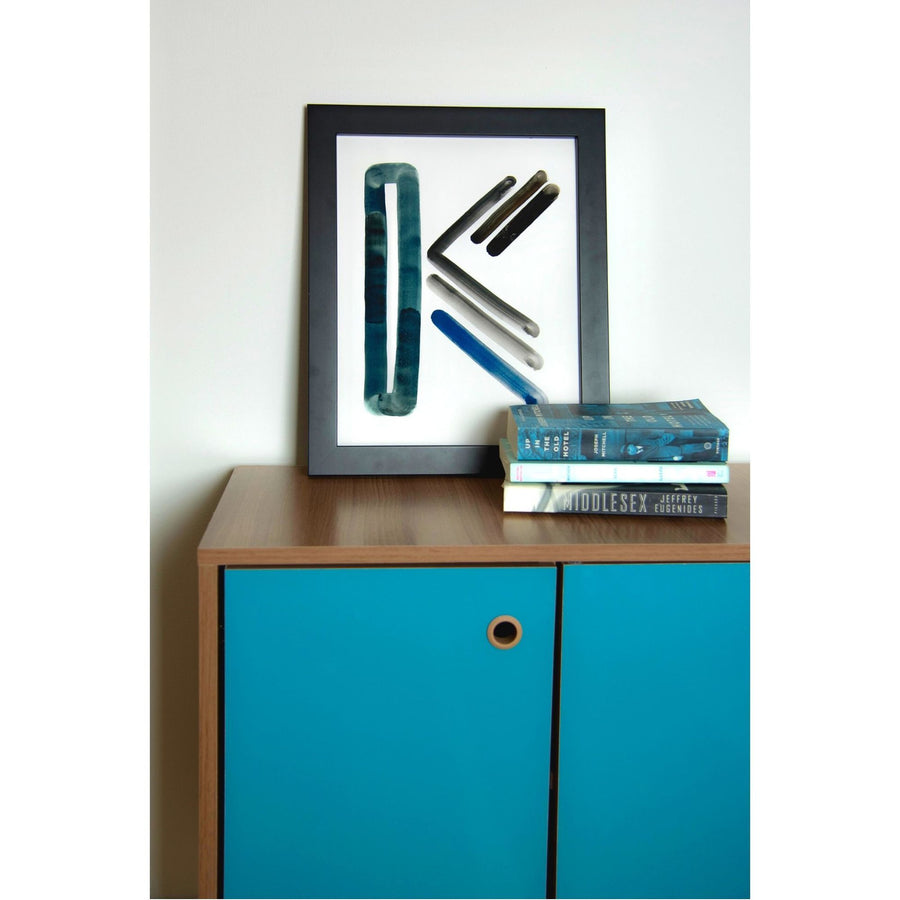 Neutral Letter K Print - Cash Color Lifestyle-1