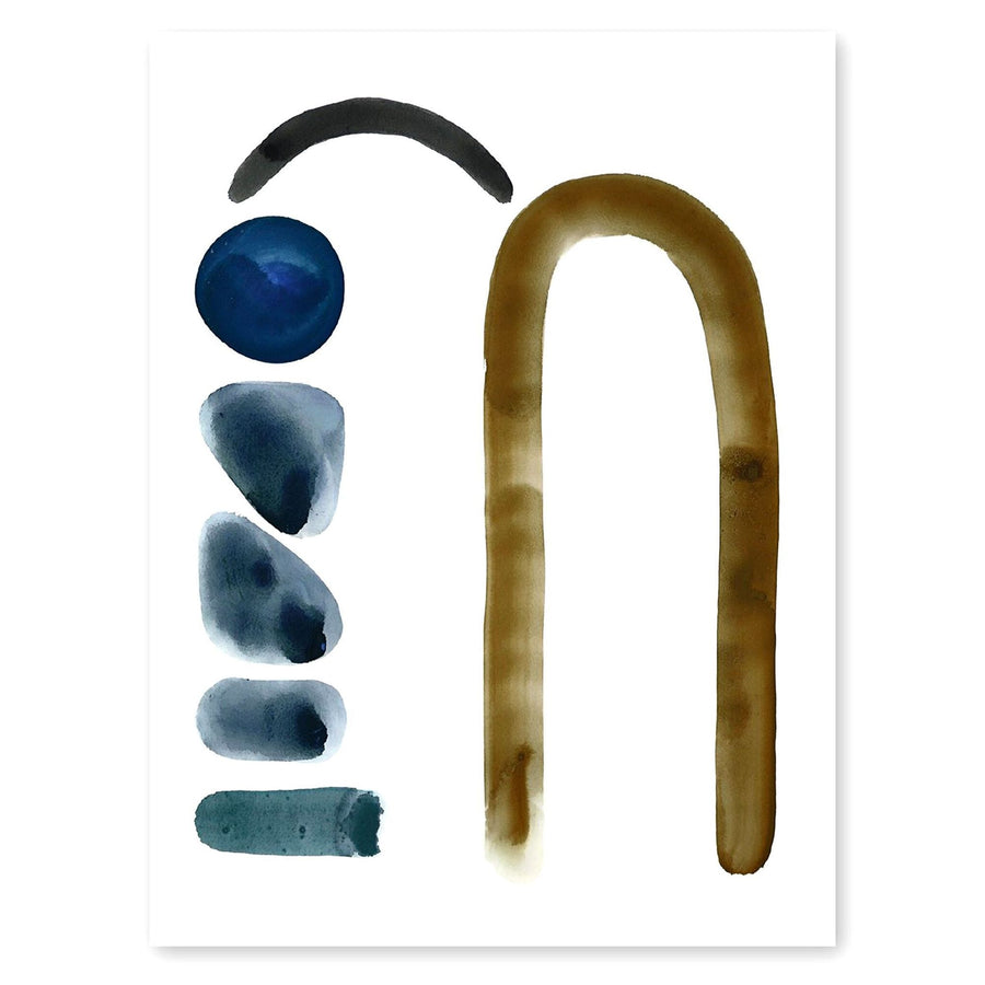Neutral Letter M Print by Artist Caitlin Shirock