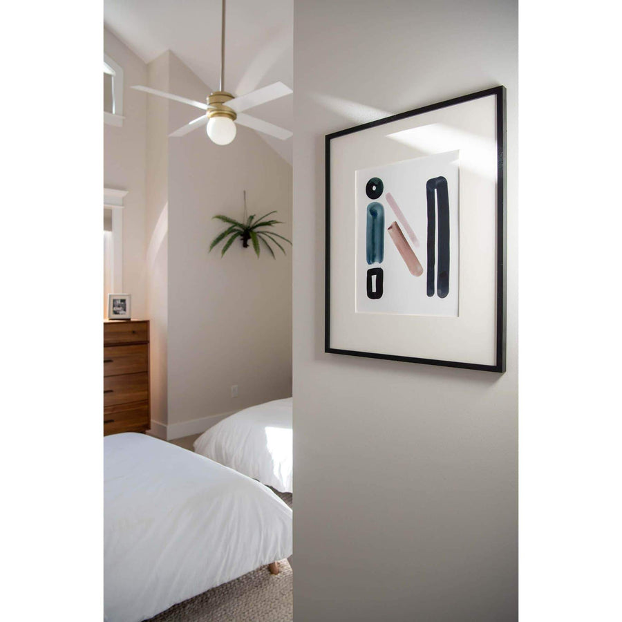 Neutral Letter N Print - Cash Color Lifestyle-1