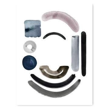 Neutral Letter O Print by Artist Caitlin Shirock