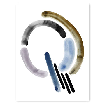 Neutral Letter Q Print by Artist Caitlin Shirock