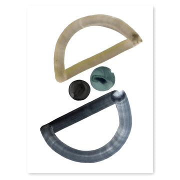 Neutral Letter S Print by Artist Caitlin Shirock