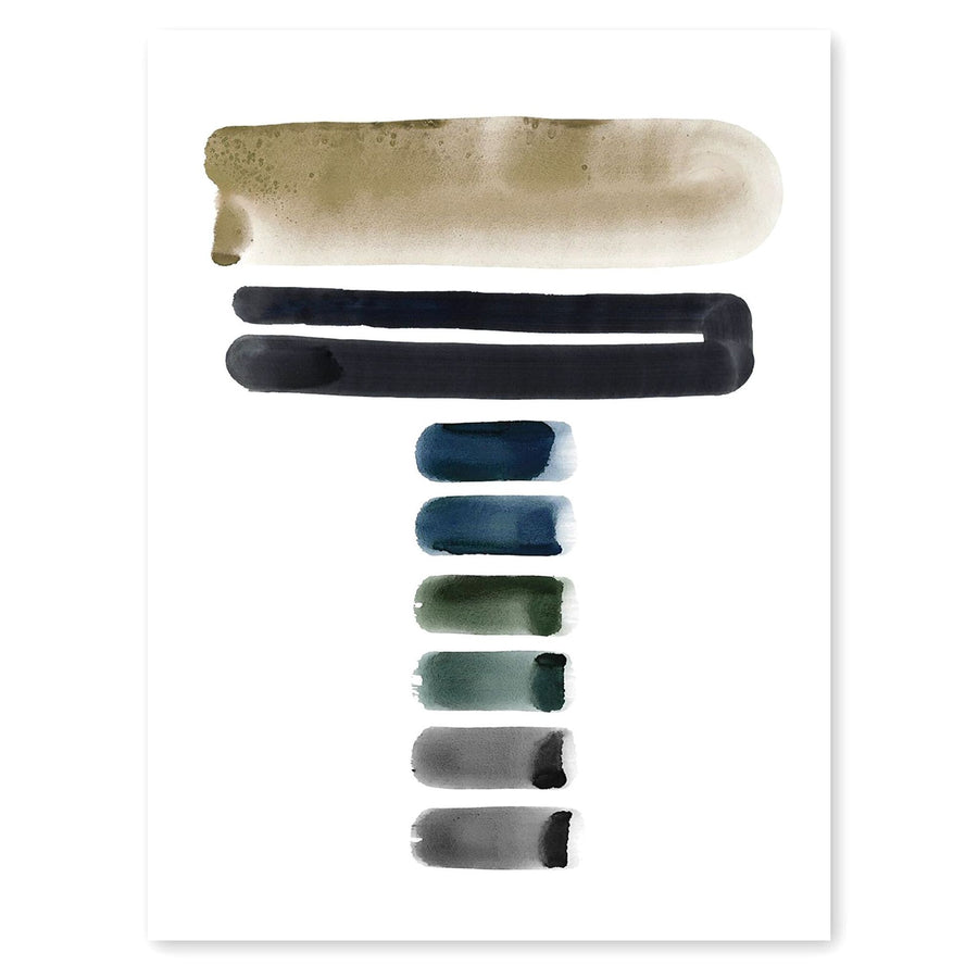 Neutral Letter T Print by Artist Caitlin Shirock