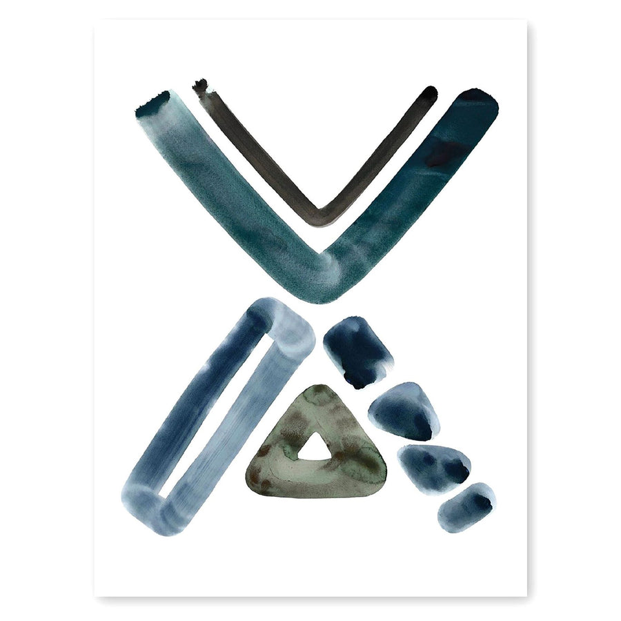 Neutral Letter X Print by Artist Caitlin Shirock