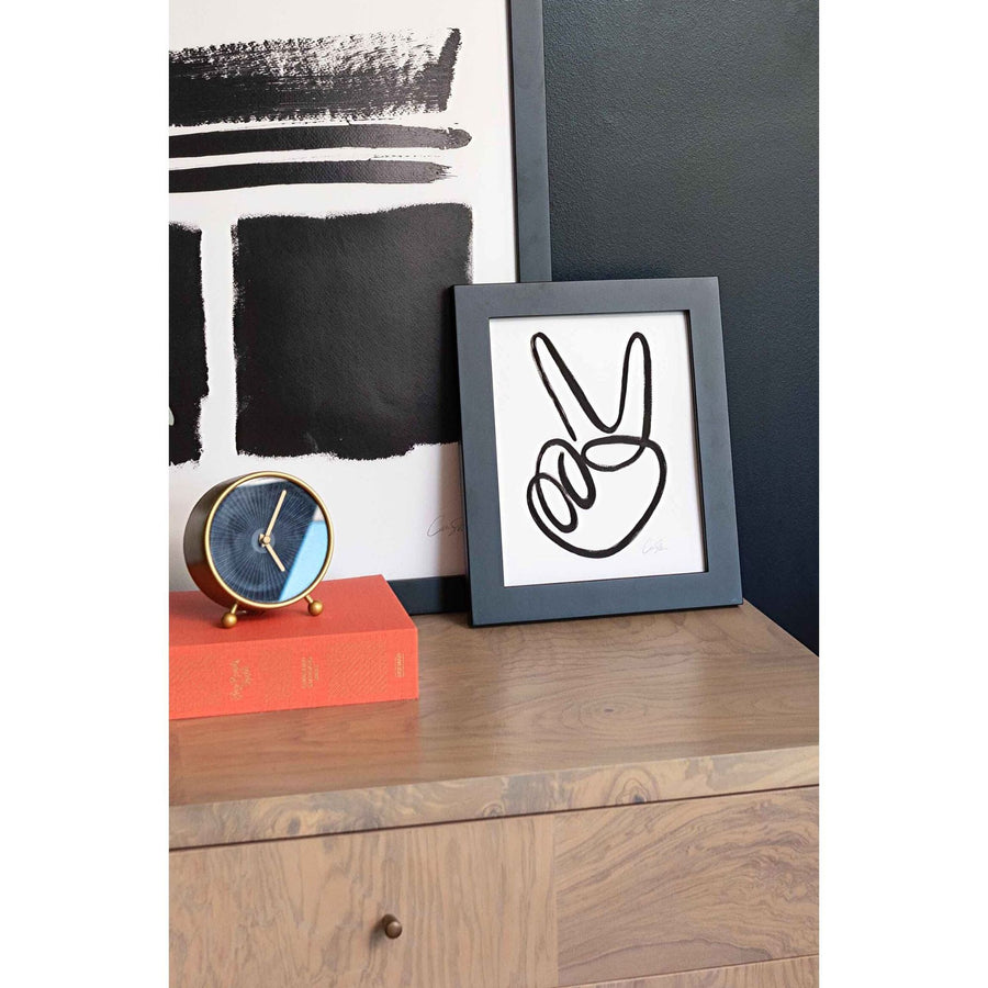 Cash Color Peace Sign Print by Artist Caitlin Shirock