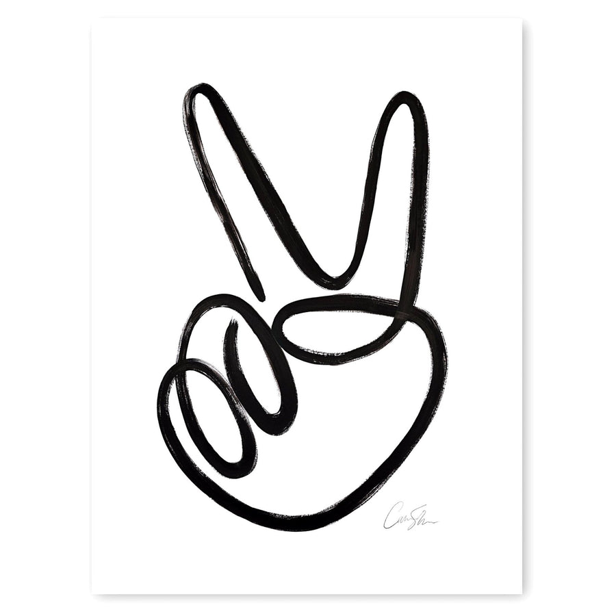 Peace Sign Print by Nashville Artist Caitlin Shirock
